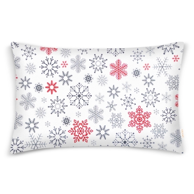 Наволочка фланель 40х60 SNOWFLAKES CS3