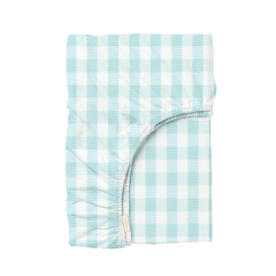 Простирадло на резинці 200x200 MINT CHECK