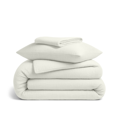 Дитяча постільна білизна муслін в ліжечко VANILLACREAM