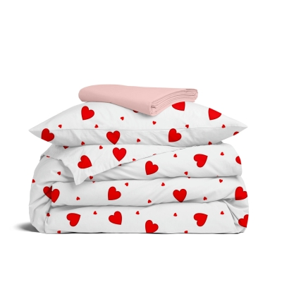 Дитяча постільна білизна в ліжечко RUBY HEARTS CS3