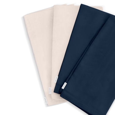 Набір із 4-х серветок 35х35 DARK BLUE SATIN & SAKURA