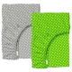 Набір простирадло на резинці 60х120 GREEN DOTS