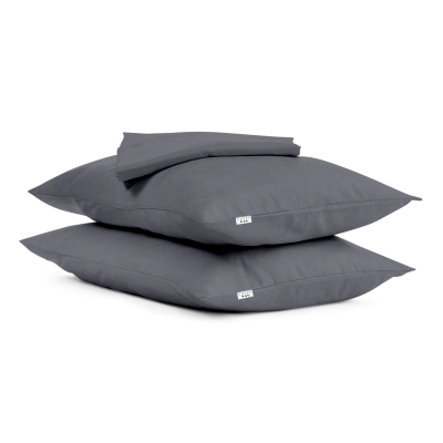 Набір наволочки і простирадло GREY SATIN CS1