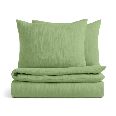 Євро постіль без простирадла муслін FOREST