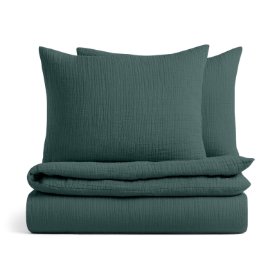 Євро постіль без простирадла муслін ASPARAGUS