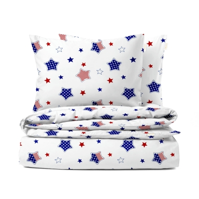 Євро постіль без простирадла STAR AMERICA DARK BLUE