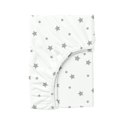 Простирадло на резинці 140x200 GREY STARS