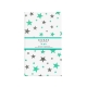 Простирадло на резинці в дитяче ліжечко 60х120 MINT STARS CS1