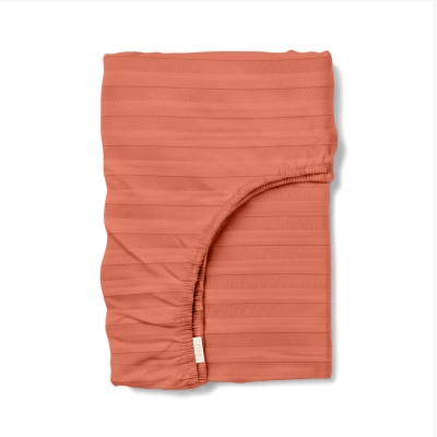 Простирадло на резинці сатин 200x200x25 ORANGE