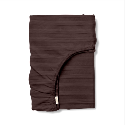 Простирадло на резинці сатин 80х160 WALNUT