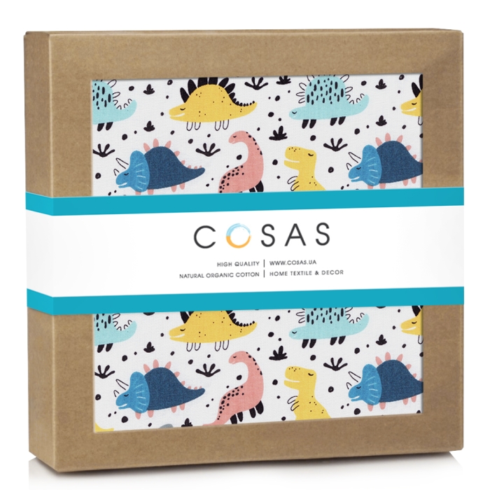 Дитячий непромокаючий наматрацник 70х140 DINO FUNNY