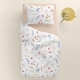 Підліткова постільна білизна з простирадлом на резинці BOTANIC CHARM CS4