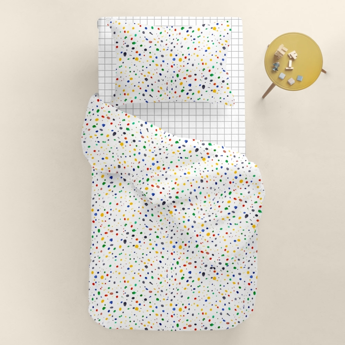 Дитяча постільна білизна в ліжечко DOTS