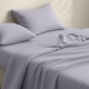 Євро постільна білизна фланель з простирадлом на резинці SILVER CS1