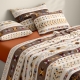 Євро постільна білизна фланель з простирадлом на резинці DESERT SUN CS7