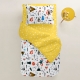 Простирадло полуторне 155х240 YELLOW STARFALL