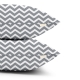 Наволочка на подушку 40х60 GREY ZIGZAG
