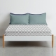 Євро простирадло 220х240 GREY ZIGZAG CS2