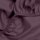 Простирадло на резинці сатин 200x200 PLUM