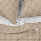 Полуторна постільна білизна BEIGE GEOMETRY CS8