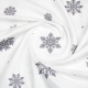 Наволочка фланель 70х70 SNOWFLAKES FROST