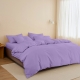 Сімейна постільна білизна з простирадлом на резинці AMETHYST CS1