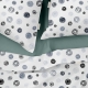 Двоспальна постільна білизна з простирадлом на резинці YARN BALLS CS6