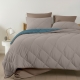 Покривало стьобане двостороннє на ліжко та диван 160x220 TAUPE STONE
