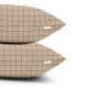 Двоспальна постільна білизна з простирадлом на резинці BEIGE GEOMETRY CS12