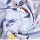 Простирадло на резинці в дитяче ліжечко 60х120 фланель SNOWMAN