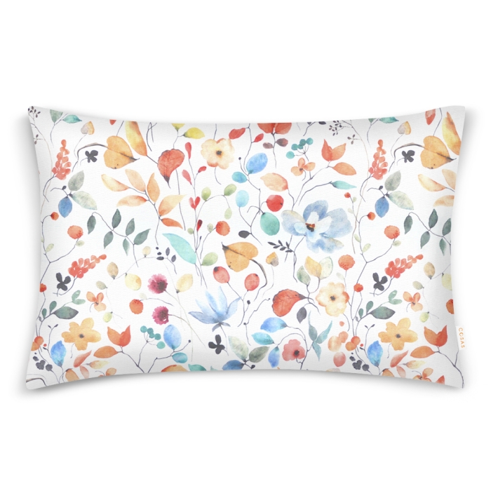Євро постільна білизна з простирадлом на резинці AQUARELLE FLOWERS CS4