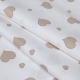 Простирадло на резинці 80х160 SAND HEARTS