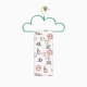 Фланелеві пелюшки 80х100 ROSE LEO & GIRAFFE
