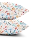 Євро постільна білизна з простирадлом на резинці AQUARELLE FLOWERS CS4