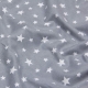 Простирадло на резинці фланель 90х200 GREY STARSFALL