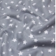 Простирадло на резинці фланель 90х200 GREY STARSFALL