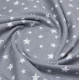 Простирадло на резинці фланель 90х200 GREY STARSFALL