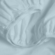 Євро постільна білизна 6 елементів з простирадлом на резинці GRAPHITE