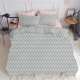 Підодіяльник полуторний 160х220 GREY ZIGZAG