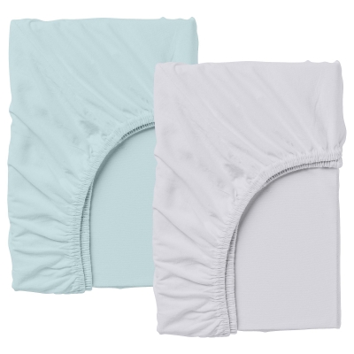 Набір простирадло на резинці 180х200х30 GREY / BLUE