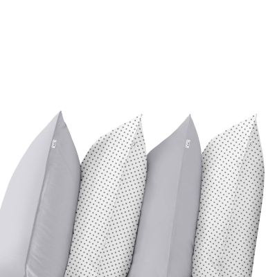 Набір наволочок на подушку 50х70 GREY / WHITE DOTS