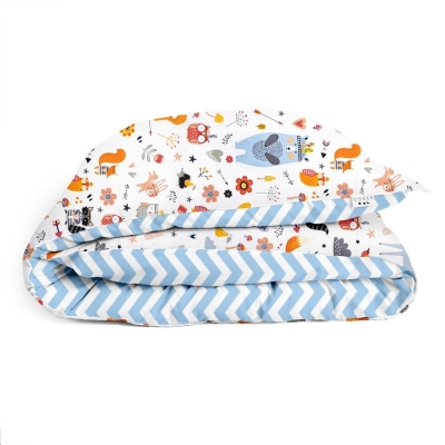 Підковдра полуторна 155х215 WHITE INDI ANIMALS
