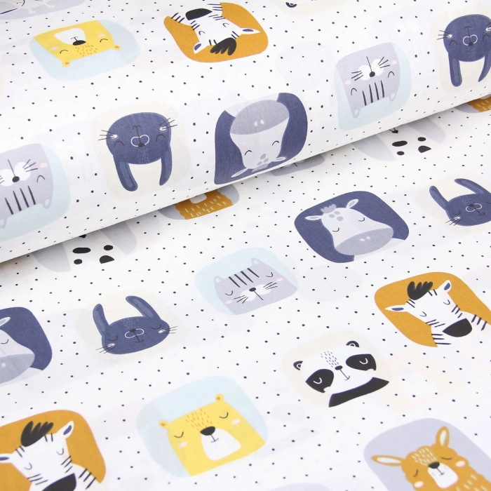 Дитяча постільна білизна в ліжечко COLOR ANIMALS
