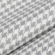 Полуторна постільна білизна з простирадлом на резинці HOUNDSTOOTH CS2
