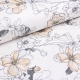 Двоспальна постільна білизна з простирадлом на резинці PASTEL FLOWERS CS2