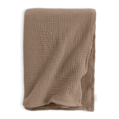 Муслінове покривало 240х260 BROWN