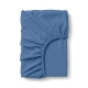 Простирадло на резинці в ліжечко з вареної бавовни 60х120 INDIGO
