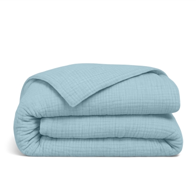 Підковдра двоспальна муслін 175х210 AQUAMARINE