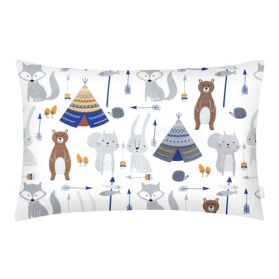 Наволочка на подушку 50х70 BEARS WIGWAMS