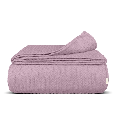 Плед покривало косичка 230х240 Aurora Knitted Braid